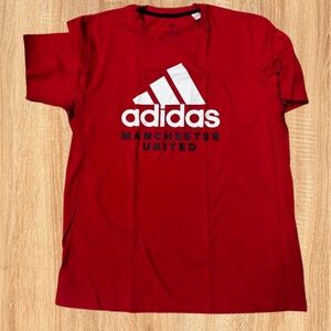 Adidas Red Manchester United Tee